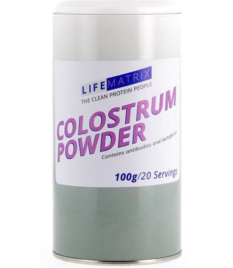 Life Matrix Colostrum Powder Bovine First Milk 100g Nuleaf Health Shop