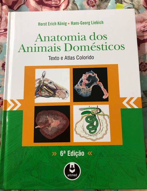 Livro Anatomia Dos Animais Domésticos Livro Artmed Nunca Usado