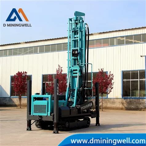 Mw Steel Crawler Water Well Drilling Rigs Machine M Depth