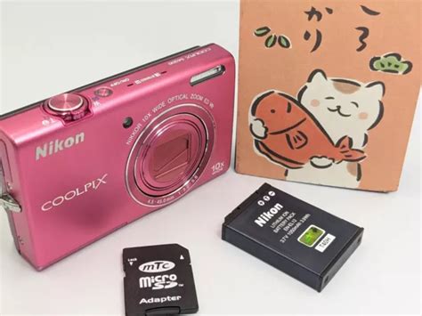 Nikon Coolpix S6200 Pink Digital Camera From Japan 1304 £20841
