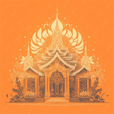 Traditional Motifs of Vientiane Laos | Premium AI-generated vector