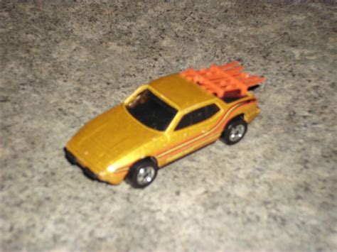 Vintage S Hot Wheels Porsche Gold Ski Rack Extras Etsy