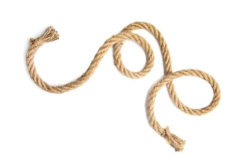 Long Rope White Background — Stock Photo © Serezniy 403288360
