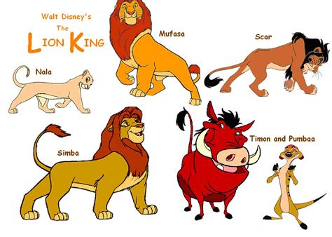How To Draw Lion King Characters