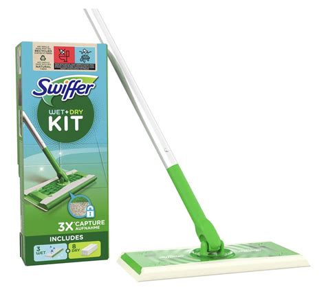 Швабра зі змінними серветками Swiffer kit набір для прибирання (швабра ...