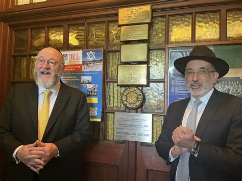 Chief Rabbis Unite To Celebrate Muizenberg Shul Centenary Jewish Report