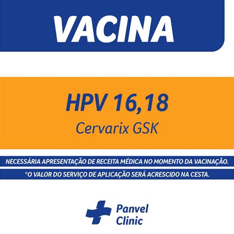 Vacina Hpv Cervarix Gsk Panvel Farm Cias