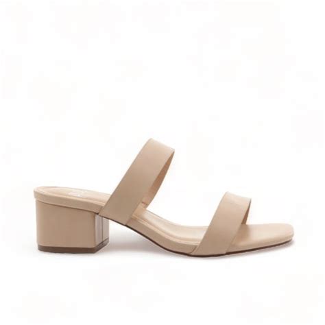 Ginny Wide Fit Heels Natural Womens Heeled Sandals