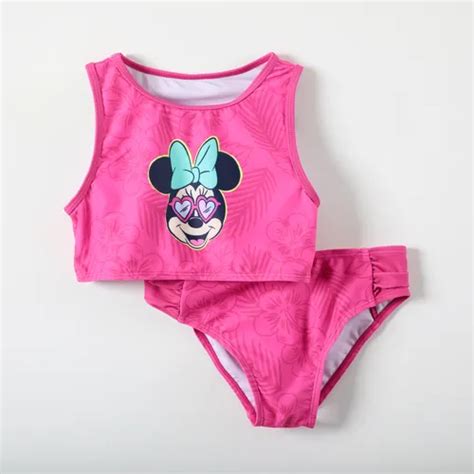 Bikini Niña Minnie Fucsia Disney Cuotas sin interés