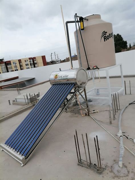 TERMA SOLAR PERÚ 100 LITROS INOX INCLUYE RESISTENCIA ELECTRICA BARRA