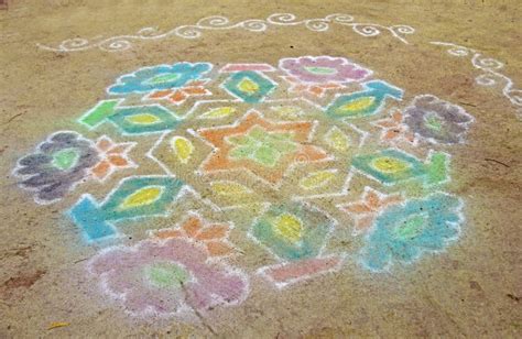 Color Sand Mandala Stock Image Image Of East Circle 24742823