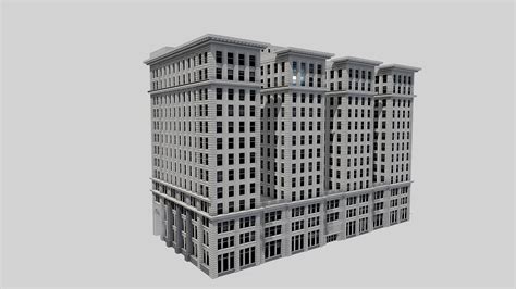 Dexter Horton Building Buy Royalty Free 3d Model By Macwelshman