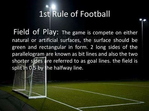 rules  football powerpoint    id