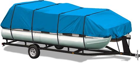 Elite Shield Waterproof Pontoon Boat Cover Heavy Duty 600d