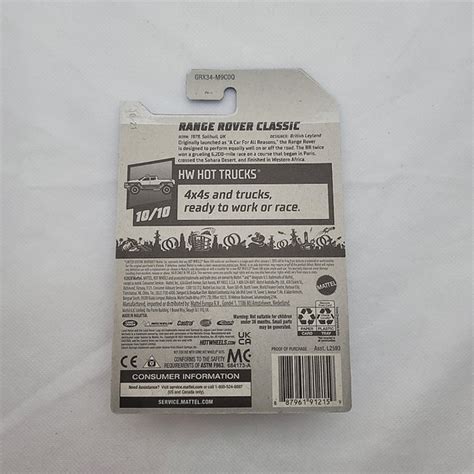 Mattel Other Hot Wheels Range Rover Classic Hw Hot Trucks Poshmark