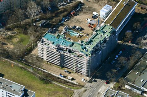 Berlin Von Oben Eckhaus Baustelle Zum Neubau Eines Wohn Und