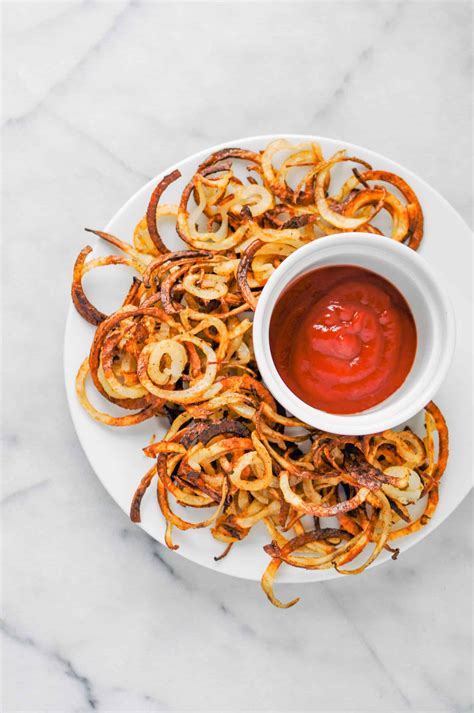 Baked Curly Fries Recipe - This Healthy Table