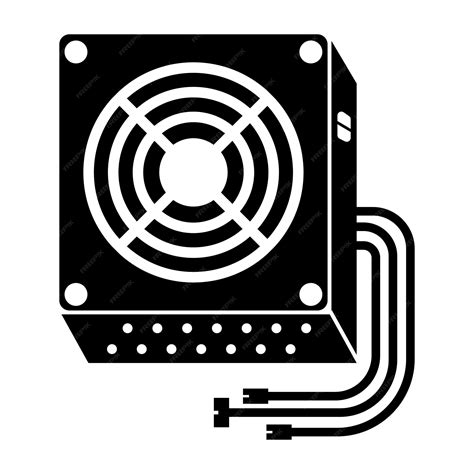 Modelo de design de ilustração de logotipo de fonte de alimentação de