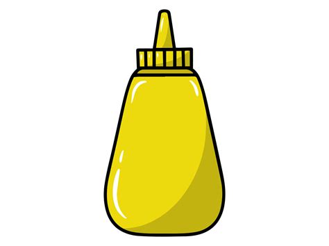 Mustard Sauce Clip art Illustration 24277091 Vector Art at Vecteezy