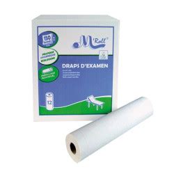 Drap D Examen Lisse M ROLL 50 X 35 Cm 150 Formats 12 Rouleaux