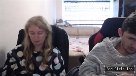 Pretty Blonde Long Hair Babe With Boyfriend On Cam