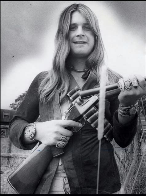 Ozzy Osbourne Photographed At His Homebullrush Cottage In Ranton Green