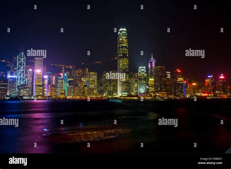 Hong Kong Harbor Stock Photo Alamy