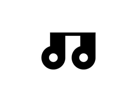 Premium Vector Stylish Music Note Logo Design