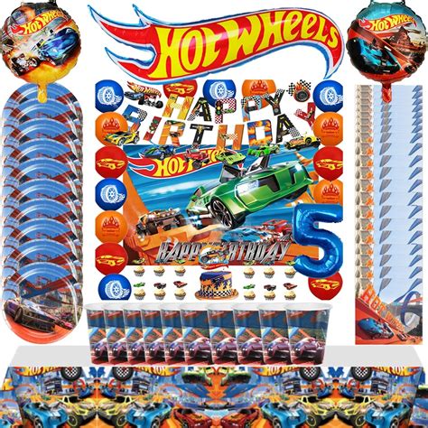 Hot Wheels Decoraci N De Cumplea Os Con Tem Tica De Carreras De Coches