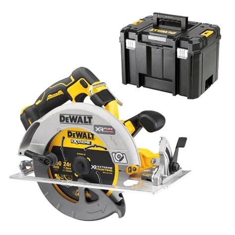 Акумулаторен ръчен циркуляр DeWALT DCS573NT, 54 V | Inex-bg.com