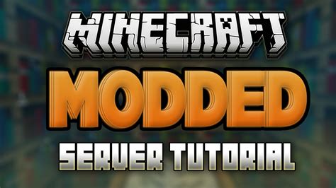 How To Make A Modded Minecraft Server Forge Youtube