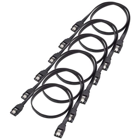 Buy ELIATER 6 Pack SATA Cable Straight SATA III 6Gbps HDD SDD Data