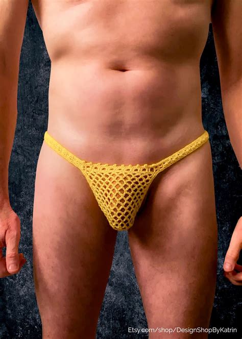 See Through Mens Thong Gay Underwear Male Pouch Thong Mens Bikini Swimwear Mens Lingerie Etsy