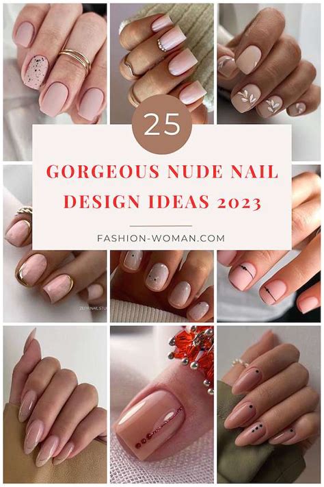 25 Gorgeous Nude Nail Design Ideas 2023