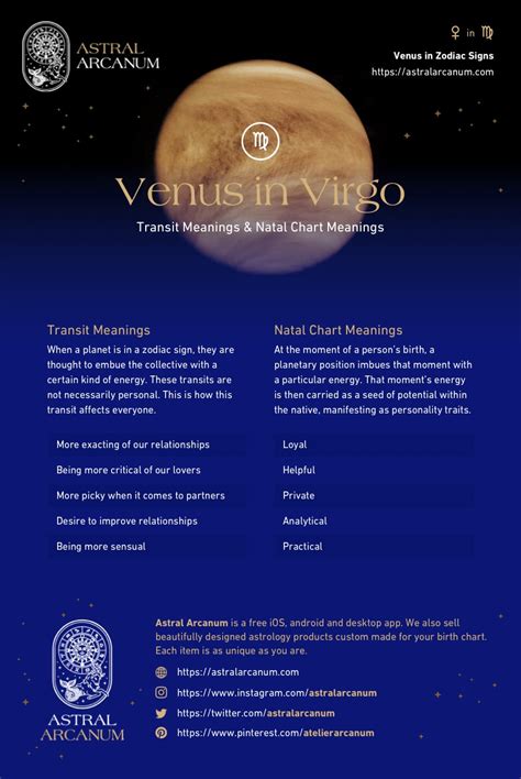 Venus In Virgo Virgo Venus Sign And Venus In Virgo Transit Meanings