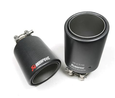 Насадка на глушник AKRAPOVIC EVO карбон 74-79мм 101мм акрапович – фото ...