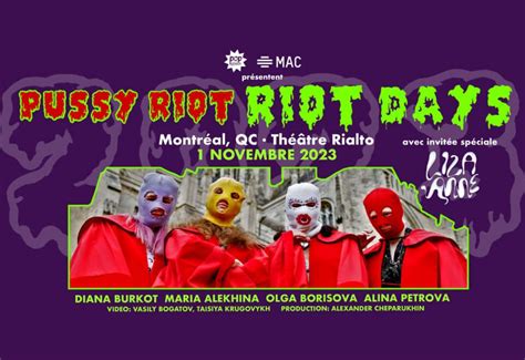 Velvet Terrorism Pussy Riots Russia Mac Montr Al