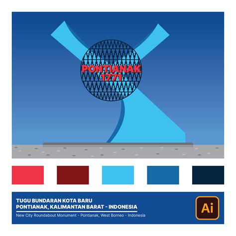 Tugu Bundaran Kota Baru Pontiakan - Indonesia on Behance