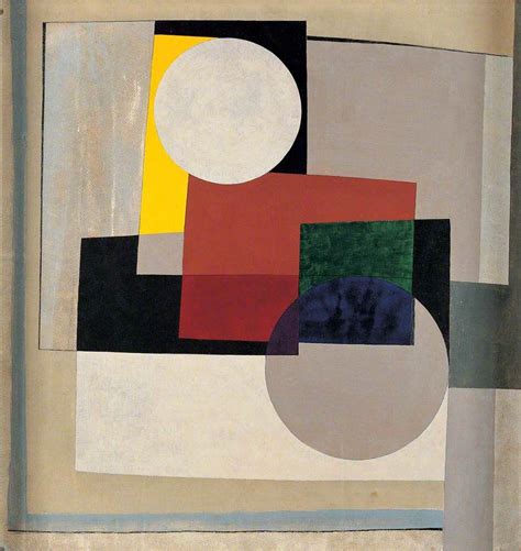 Ben Nicholson - 1945. Two Cirlces Abstract Artists, Abstract Art Painting, Geometric Painting ...