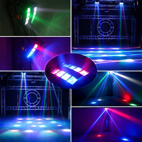 W Rgbw Led Spider Moving Head Disco Stage Light Beam Dmx Party Dj