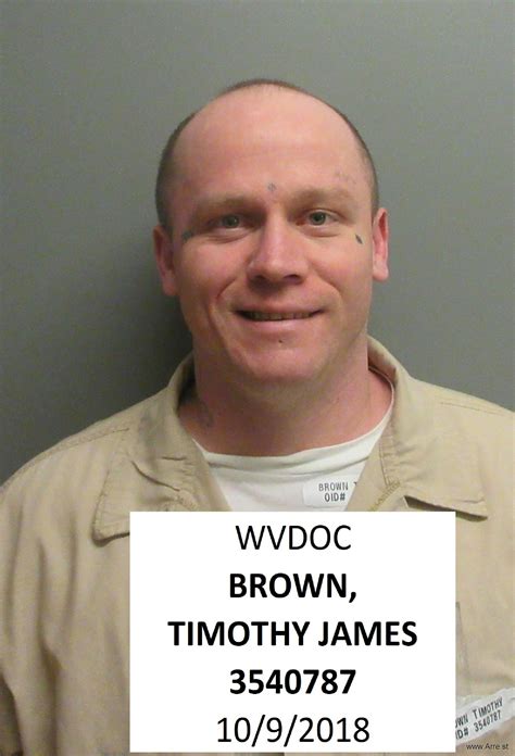 Timothy Brown - DOC, West Virginia 5/7/2015 Arrest