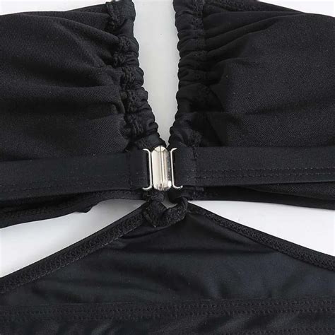 Womens Sexy Halter Micro Bikini Set Brazilian Style Swimwear With