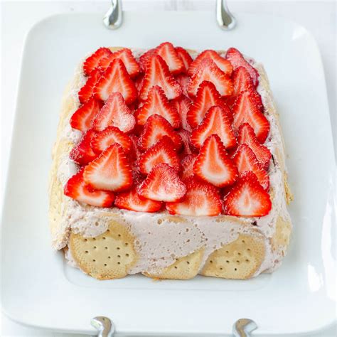 Carlota De Fresa Strawberry Icebox Cake California Strawberry