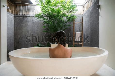 Back View Nude Woman Long Hair Stock Photo Shutterstock