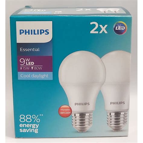 Philips Essential Led Bulb W E K Shopee Thailand