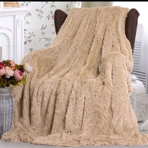 Плед 220*240, Травка двусторонний с длинным пушистым ворсом, плед для ...