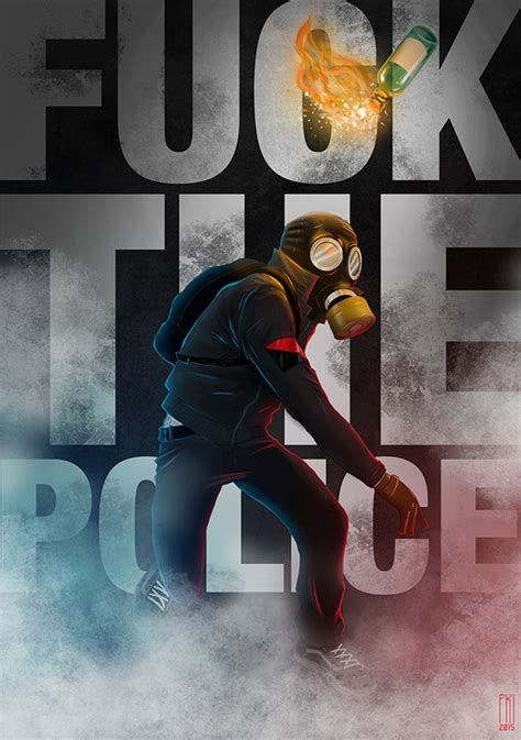 Poster Fuck The Police On Behance
