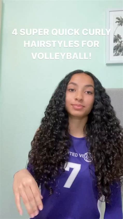 4 Fast Curly Hairstyles For Sports Subscribe For Sports Lifestyle