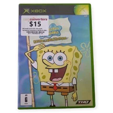 Spongebob Squarepants Battle For Bikini Bottom Xbox Video Games Gumtree