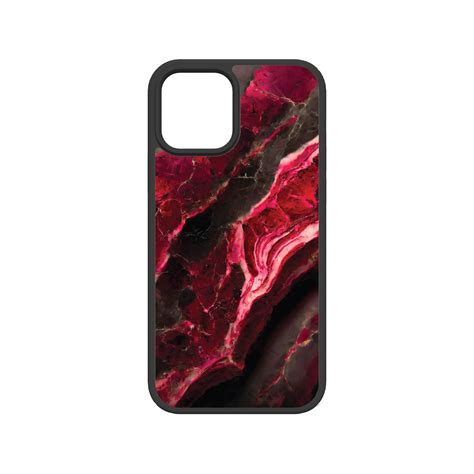 Morning Sun | MagSafe Red Marble Stone Case for Apple iPhone 12 Series